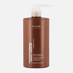 Реструктурирующая маска для волос с кератином Kapous Magic Keratin 750 мл