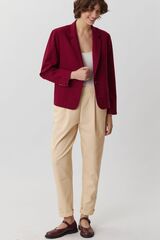 Винтажный бордовый жакет