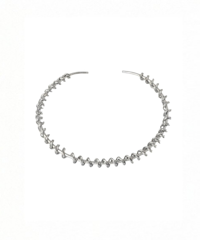 Чокер Солнечная спираль Silver