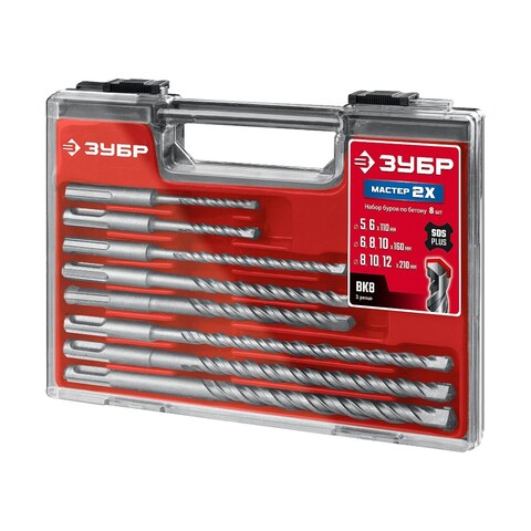 ЗУБР Мастер 8шт набор буров SDS-plus (29315-H8)