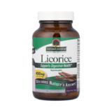 Корень солодки, Licorice Root, Nature's Answer, 90 вегетарианских капсул 1