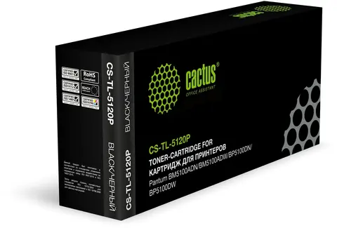 Картридж лазерный Cactus CS-TL-5120P TL-5120P черный (3000стр.) для Pantum BM5100ADN, BM5100ADW, BP5100DN, BP5100DW