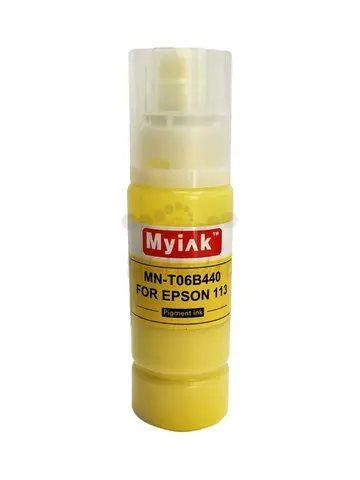 Чернила MyInk T06B440 для EPSON EcoTank 113, ET-5850, ET-5800, ET-16600, ET-16650 (70мл, yellow, Pigment)