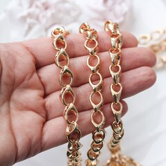 Цепочка 14*9 мм, позолота, 49 см, А340-1 (49см)