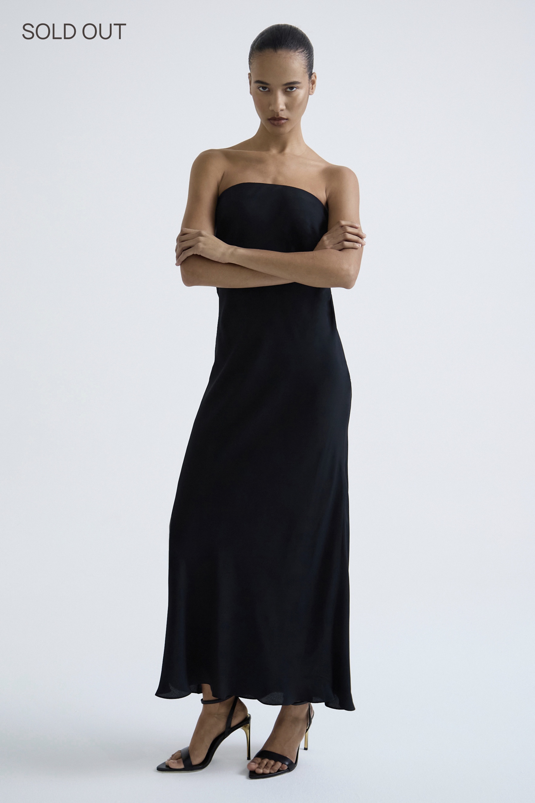 Платье Allure из шелка и ацетата