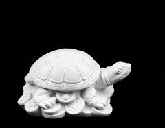 Силиконовый молд Черепаха фен-шуй