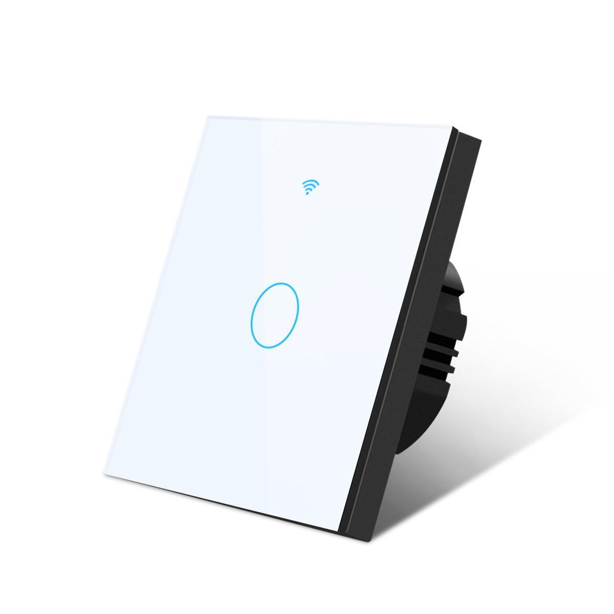 Выключатель настенный сенсорный Tuya Smart Life WIFI однокнопочный 220V ...