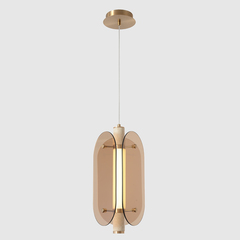 Подвесной светодиодный светильник Crystal Lux AMARILLO SP18W LED BRASS