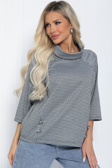 Джемпер Эдельвейс (черно-серая) Б12404-18 LT Collection