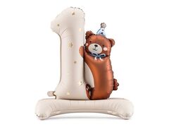 Шар "Мишка на единичке" (81 х 72 см)