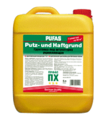 ПУФАС PUTZ-und HAFTGRUND Грунтовка-КОНЦЕНТРАТ 1:9 укрепляющая ЭЛАСТИК мороз. (5л=5кг) (ПХ) Россия