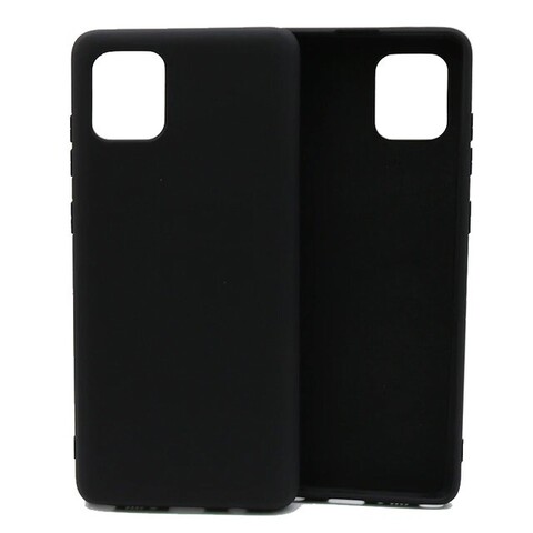 Силиконовый чехол Silicone Cover для Samsung Galaxy Note 10 Lite 2020 (Черный)