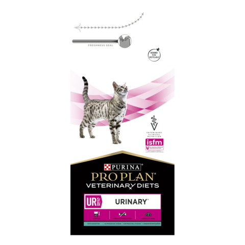 Purina Veterinary Diets UR сухой корм диета для кошек при мочекаменной болезни (океан. рыба) 1,5кг