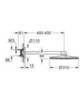 Душ верхний с кронштейном Grohe Rainshower SmartActive 26475AL0