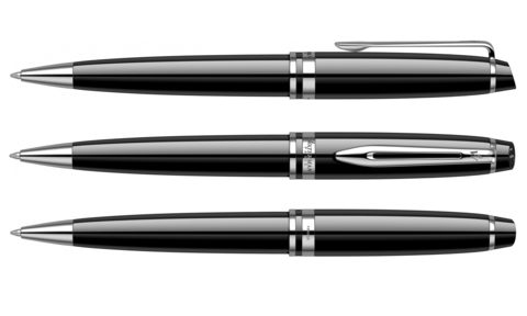 Подарочный набор Waterman Expert с шариковой ручкой и чехлом Black CT, толщина линии M, чернила синие123