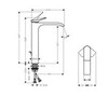Hansgrohe Vivenis 75040670 Высокий смеситель для раковины (чёрный матовый)