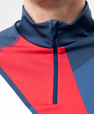 Элитный лыжный гоночный комбинезон Nordski Heat Blue/Red
