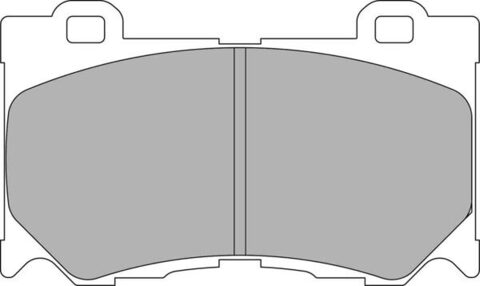 FCP4172H Тормозные колодки дисковые спортивые DS2500 (FDB4284)