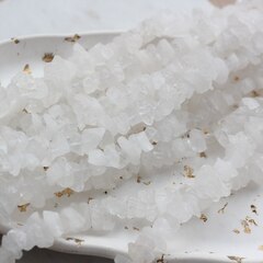 Аква кварц тонированный, 12-20 мм, нить 38 см, К160