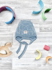 Утеплённый чепчик Mjölk Blue Ice