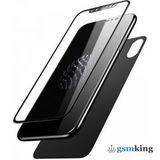 Baseus Glass Film Set (Front film+Back film) For iPhone XS Max (2018) Black SGAPIPH65-TZ01