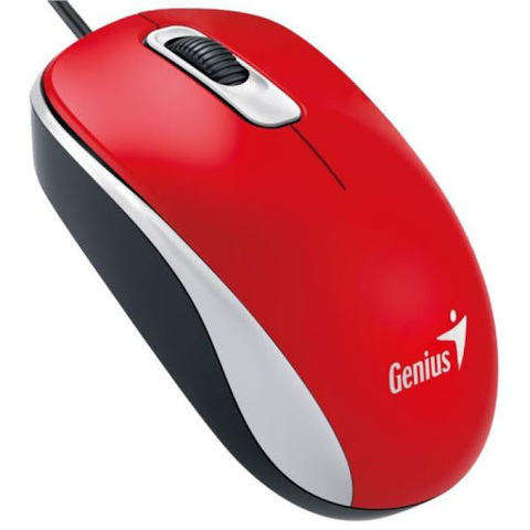 Компьютерная мышь Genius DX-110, Red, USB,  G5 оптическая