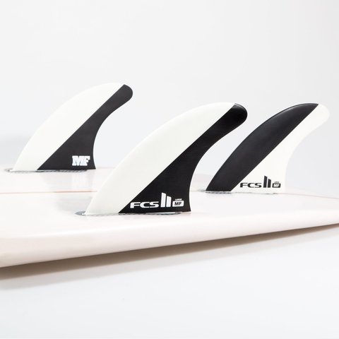 FCS II MF PC Tri Retail Fins Black/White Medium