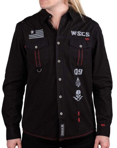 Wornstar | Рубашка мужская BATTALION SHIRT W141 перед