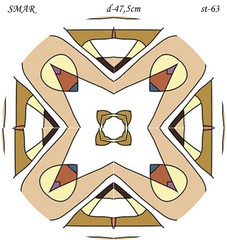 Эскиз для росписи, Круг диаметр-47,5см, SMAR-st-63