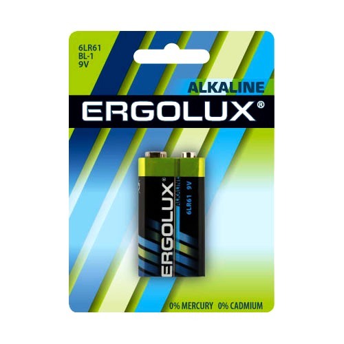 Э/п Ergolux 6LR61 Alkaline BL-1  12/60