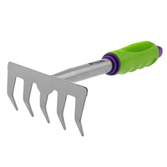 63003 Грабли 5-зубые, 115х275 мм, стальные, пластиковая рукоятка, CONNECT// Palisad