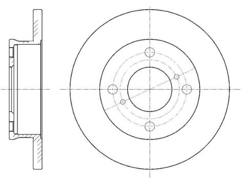 Диск тормозной G-brake  GR-01671