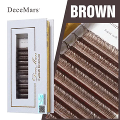 2D Пучки для наращивания Dece Mars MIX коричневые/черные