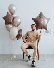 Воздушные шары для мужчины №5331
