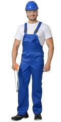 Полукомбинезон  рабочий  Васильковый