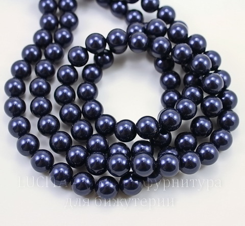 5810 Хрустальный жемчуг Сваровски Crystal Night Blue круглый 6 мм, 5 штук ()