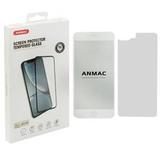Защитное стекло 3D на весь экран 9H усиленное ANMAC + пленка задняя для iPhone 6 Plus, 6s Plus (Белая рамка)