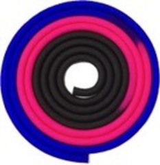 СКАКАЛКА ДЛЯ ГИМНАСТИКИ INDIGO 3м. цветная