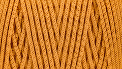 Turmeric cotton cord 4 mm