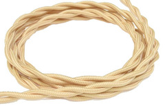 Провод Ретро 3*1,5 песочное золото (матовый) В1-434-719-50