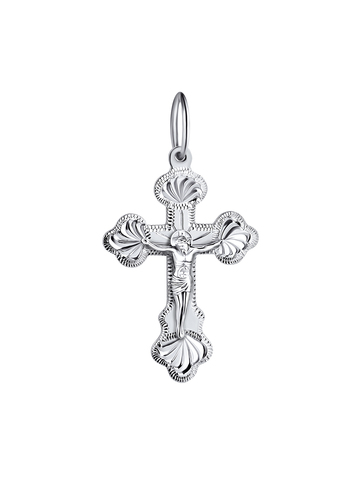 Крестик православный из серебра