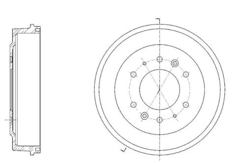 Барабан тормозной G-brake  GD-06419