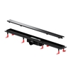 Am.Pm W02SC-U11-090-04BM PrimeFlow Трап для душа линейный универс затвор Tile 90см цвет черн мат