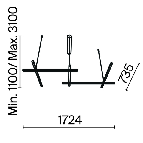 Подвесной светильник Maytoni Radiance MOD278PL-L86G3K1