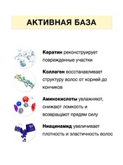 Floresan MULTI REPAIR Филлер для волос 8 в 1 с кератином,восстановление структуры 6шт по12мл