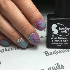 Bagheera Nails B-4 Финиш без липкого слоя для крепления страз 10 мл