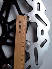 Тормозные диски  для Honda  CRF L AFRICA TWIN ABS 1100 черные / передние / ARASHI