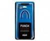 Капа Clinch Punch Double Layer бело-синяя взрослая
