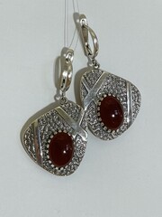 Риека (серьги из серебра)