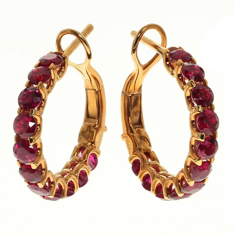 Серьги с Рубинами, E0101-4/15